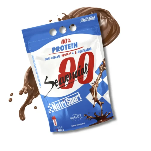 NUTRISPORT SECUENCIAL 80 CHOCO 500GR - Imagen 2
